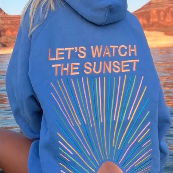 DANDY Light Blue Graphic Hoodie - Picture 2 of 3